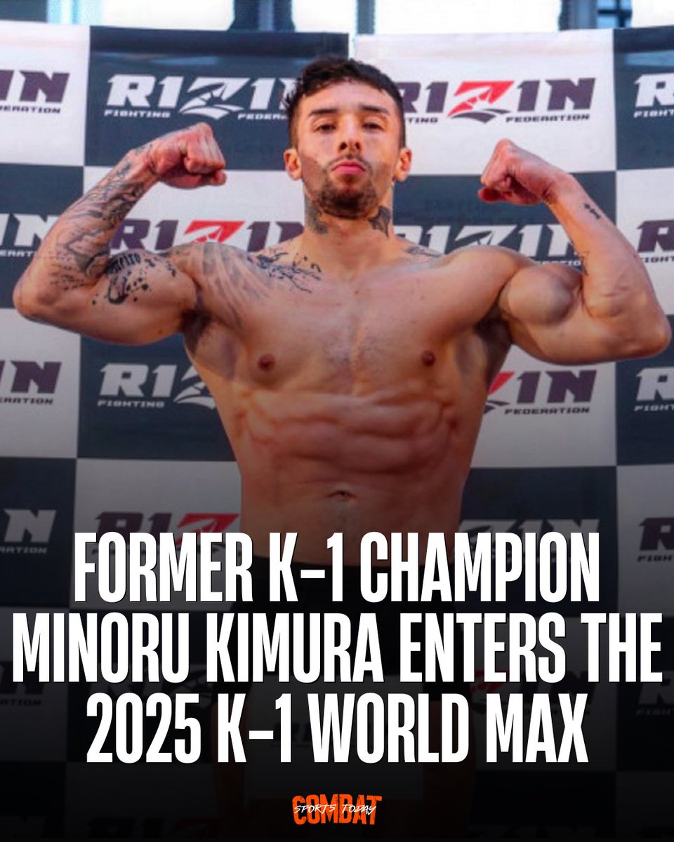 🚨Former K-1 Champion, Minoru “Philip”Kimura 🇧🇷 returns to K-1 and will enter the 2025 K-1 WORLD MAX on September 7th. 

(via <a href="/k1wgp_pr/">K-1【Official Account】</a>)