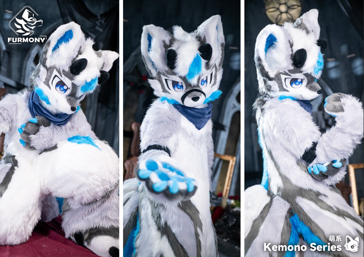 【新キャラ外観展示】

「銀河はこぼれた星の雫の酒、 その瞳に宿る光こそ、 川を埋め尽くすダイヤモンドの塵より輝く。」

 <a href="/thisPanna/">Panna</a>  家の子です～ 

#furmony #furry #fursuit #鸿萌造物