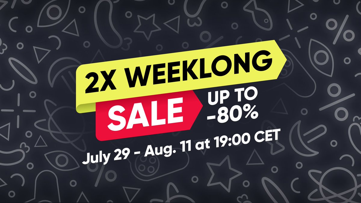 🎉The QubicGames 2x Weeklong Steam Sale is BACK!
store.steampowered.com/developer/Qubi…

From July 29 to Aug 11, Score epic deals — up to 80% off games and DLCs! Action, arcade hits, puzzles &amp; more!

Don’t miss out — these deals won’t wait! 🕹️🔥