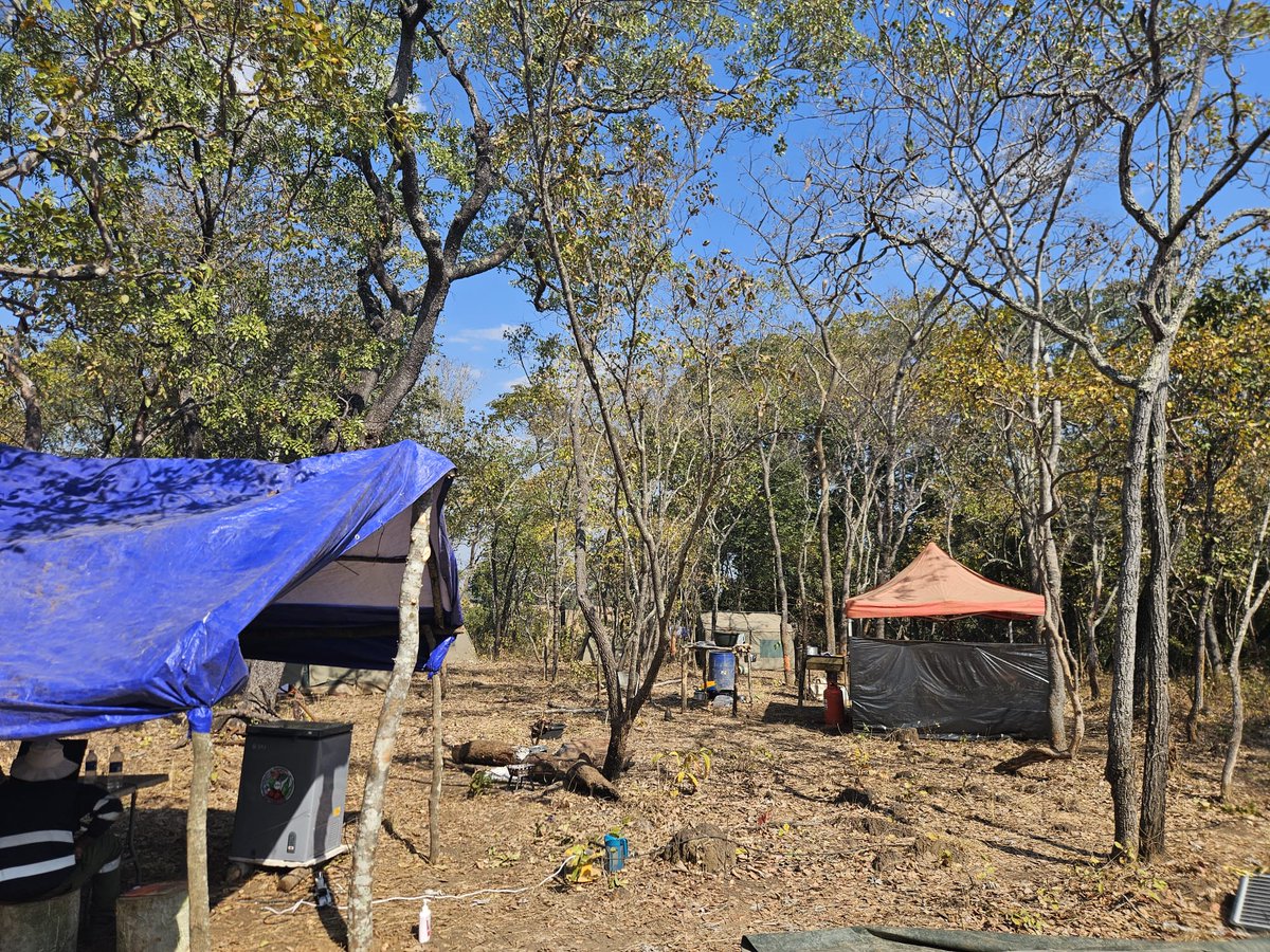 The #exploration camp at the Mushima North #Copper Project #Zambia where a 1,500m Reverse Circulation drill programme is underway

#mining