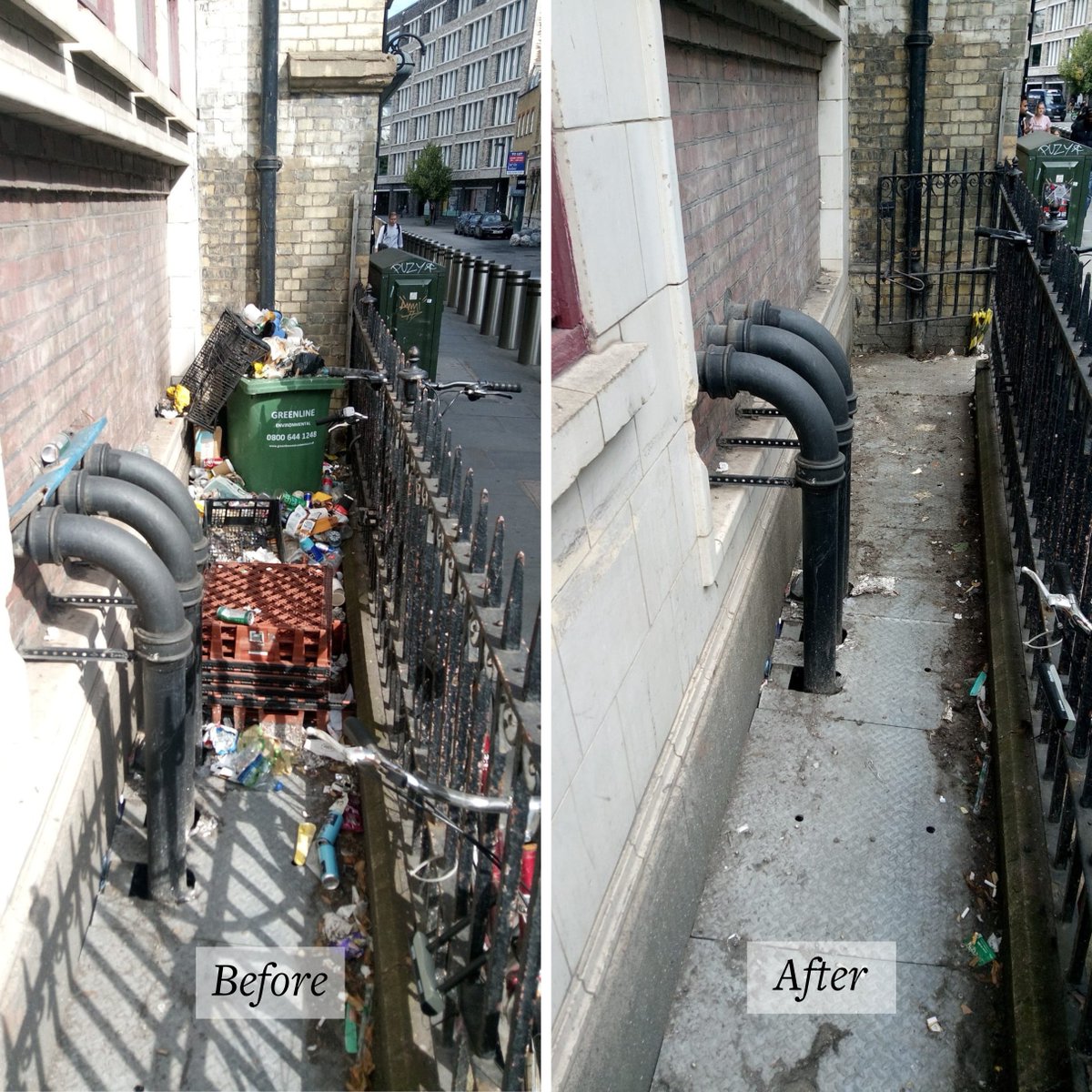CDALDN's tweet image. Keeping Farringdon clean 🧹
We'd like to thank the teams at @TfL and London Underground for their continued efforts in maintaining a clean, safe and welcoming environment at Farringdon station. We're delighted that our Environmental Services Team can support this 🤝