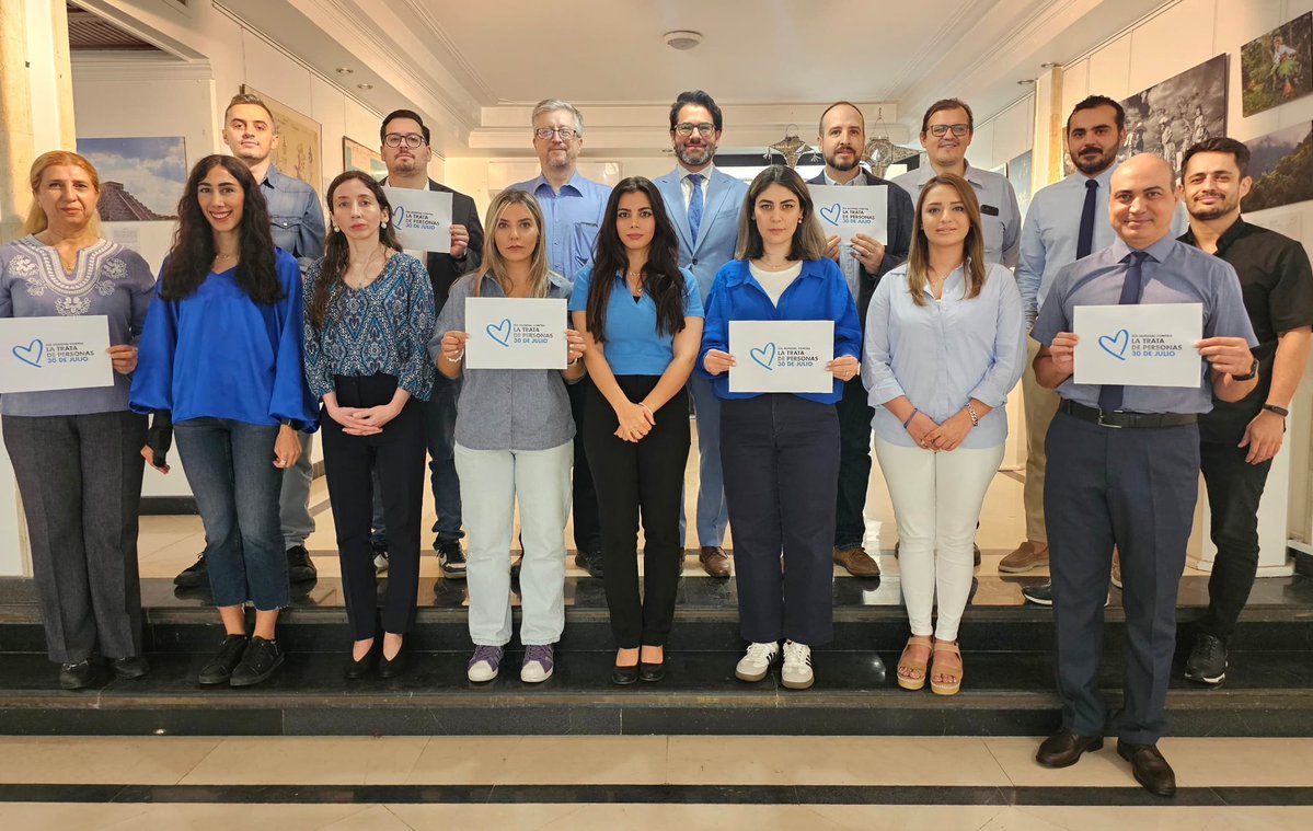 EmbaMex IRN (@embamexirn) on Twitter photo 💙 En la <a href="/EmbaMexIrn/">EmbaMex IRN</a> nos unimos al llamado global en el Día Mundial contra la Trata de Personas.
Reiteramos nuestro compromiso con la prevención, atención y erradicación de la trata de personas. #EndHumanTrafficking #NoalaTratadePersonas 💙 En la <a href="/EmbaMexIrn/">EmbaMex IRN</a> nos unimos al llamado global en el Día Mundial contra la Trata de Personas.
Reiteramos nuestro compromiso con la prevención, atención y erradicación de la trata de personas. #EndHumanTrafficking #NoalaTratadePersonas