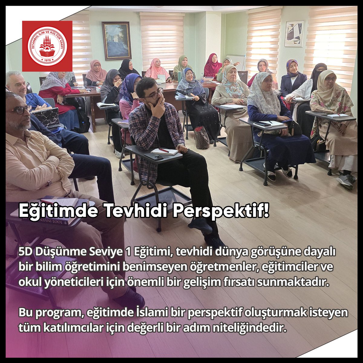 5D Düşünme Seviye 1 Eğitimi Başladı! (28 Temmuz – 1 Ağustos 2025)

5 Boyutlu Düşünme Yaklaşımı’nın esaslarını öğretmeyi amaçlayan 5D Düşünme Seviye 1 Eğitimi, 28 Temmuz 2025 tarihi itibarıyla başlamıştır.