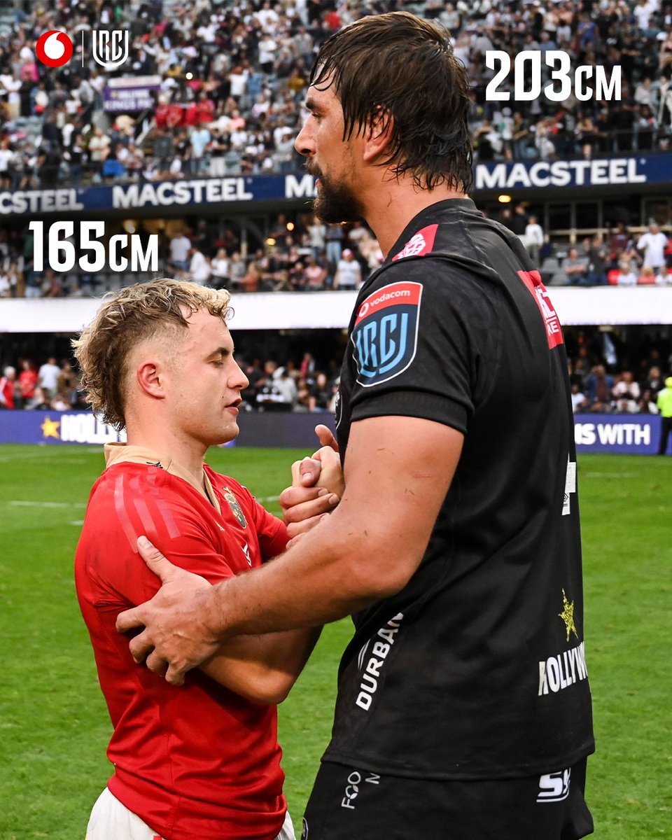 Different heights. Same heart. ❤️ 🏉

Rugby welcomes all 🙏

<a href="/Vodacom/">Vodacom</a> #URC