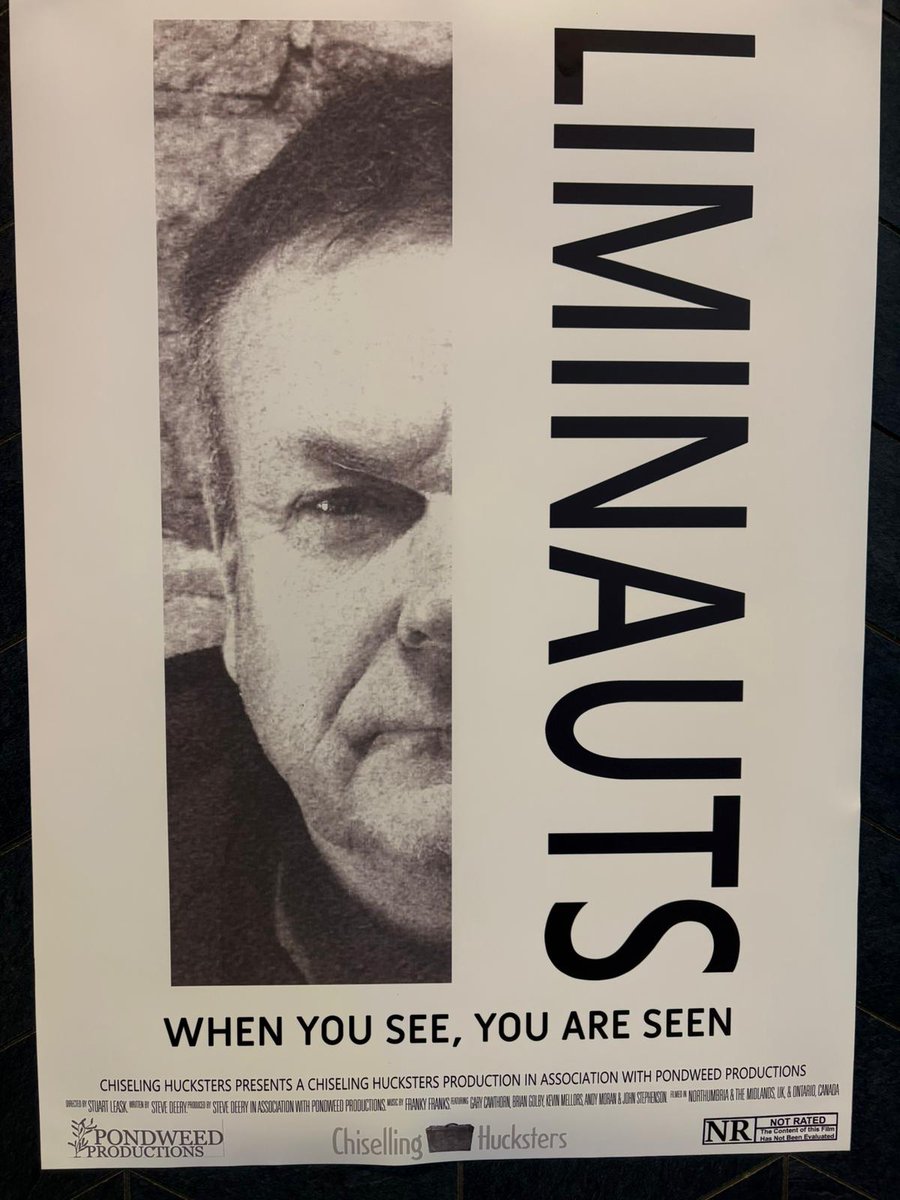 Fun evening out a premiere of my latest piece to hit the screen - 'Liminauts' - a full house too, always as gratifying as it is surprising.