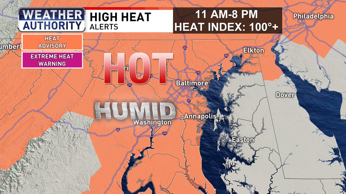 Justin Chambers (@jctvweather) on Twitter photo Heat advisories in effect later today as heat index values will be in the low 100s.🥵 Heat advisories in effect later today as heat index values will be in the low 100s.🥵