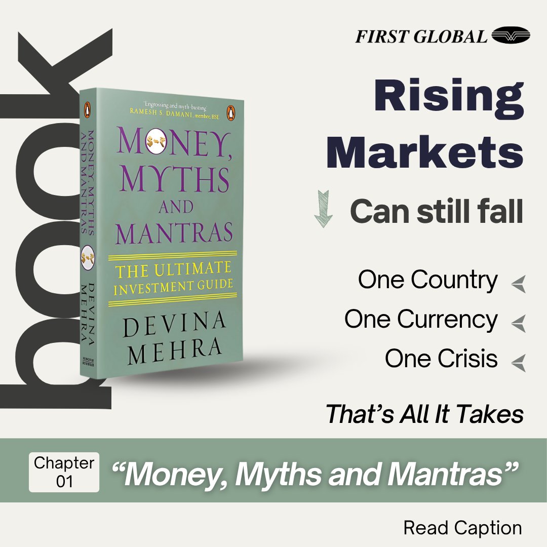 India is booming… so why look outside?📈

Because one country, one currency, one crisis — is all it takes to shake everything.📉

And sometimes it is not even a crisis...it is a slow grind. The rupee has depreciated 90% against the dollar during the course of a career -  taking