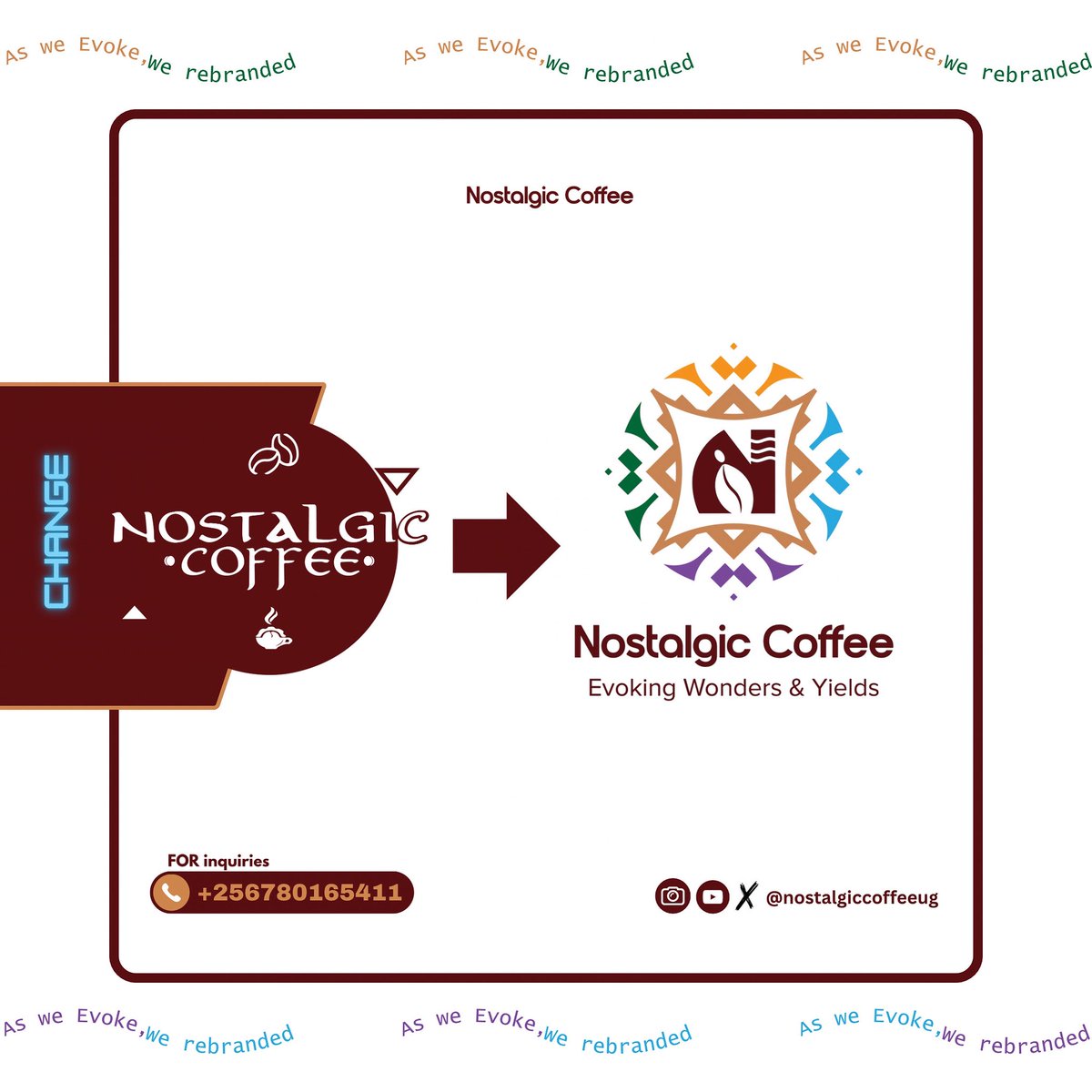 nostalgic_coffee_ug (@nostalgicoffee) on Twitter photo Weโre not changing for new โ weโre changing for BETTER! ๐ฅ
Thanks to support from #MarkUpII by <a href="/ITCnews/">International Trade Centre (ITC)</a> & the EU ๐ช๐บ, Nostalgic Coffee is rebranding!
โ๏ธ Same great coffee.
โจ Fresh new look.
๐ฏ Same purpose.
#NostalgicCoffee #RebrandingWithPurpose #UgandanCoffee #EUinUganda Weโre not changing for new โ weโre changing for BETTER! ๐ฅ
Thanks to support from #MarkUpII by <a href="/ITCnews/">International Trade Centre (ITC)</a> & the EU ๐ช๐บ, Nostalgic Coffee is rebranding!
โ๏ธ Same great coffee.
โจ Fresh new look.
๐ฏ Same purpose.
#NostalgicCoffee #RebrandingWithPurpose #UgandanCoffee #EUinUganda
