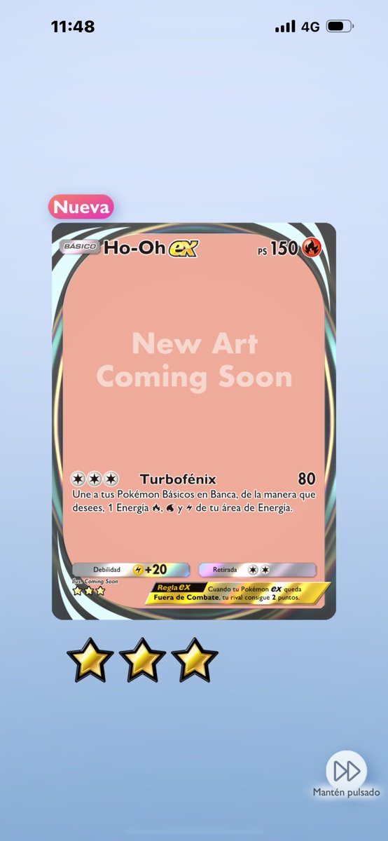 Mi nueva carta pokemon me encanta 😍😍