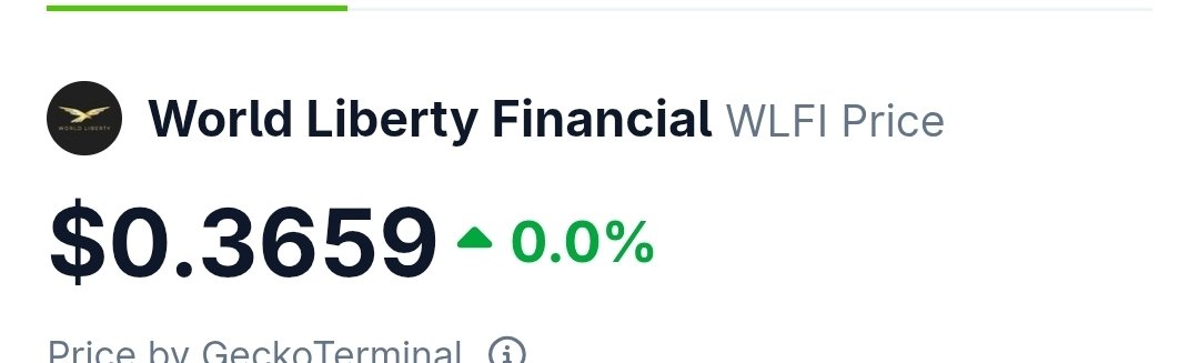 $WLFI is trading on premarket for $0.3659

I think when it goes live for trading, it should be able to quickly reach $1 or above.

Congrats to those who bought $WLFI on the <a href="/worldlibertyfi/">WLFI</a> presale