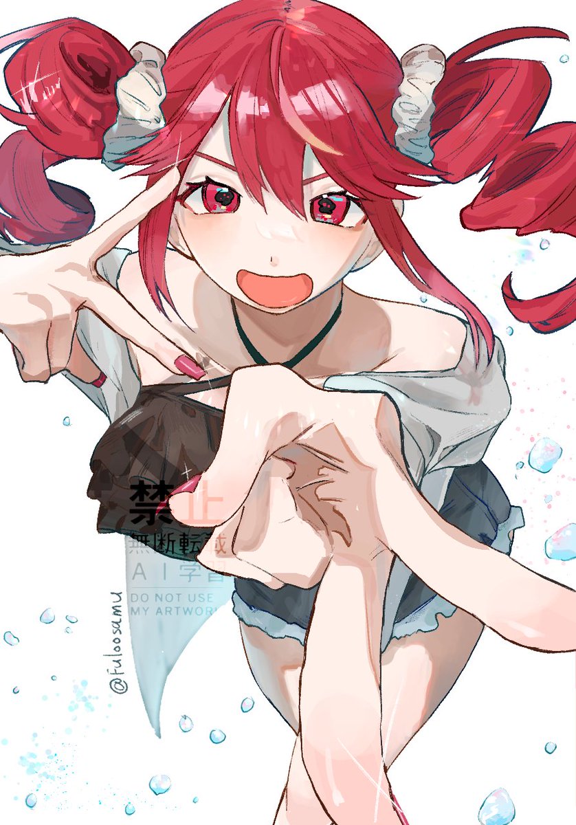#今月描いた絵を晒そう
 笑顔が好き😚