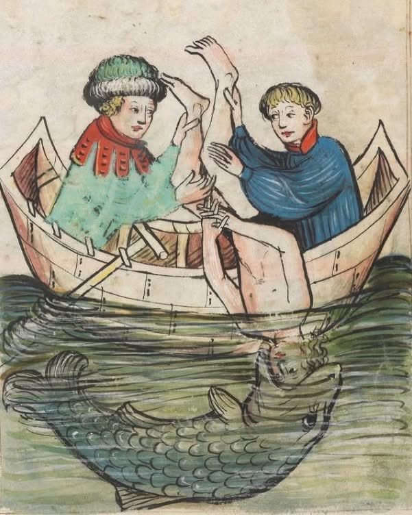Illustration from Speculum Humanae Salvationis. 1427.