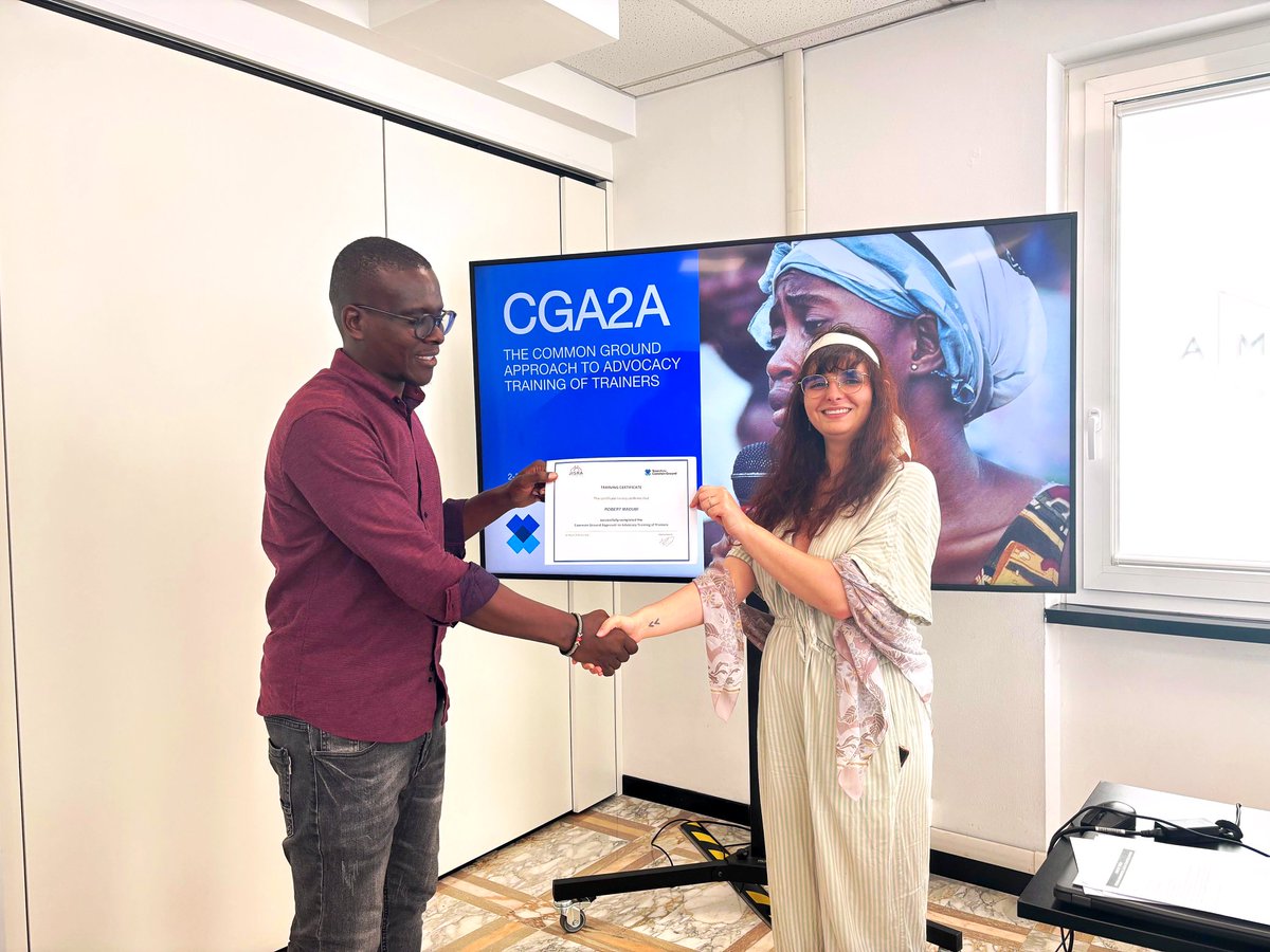 Madubi Ke (@madubir) on Twitter photo ⭐ Milestone | 18-06-2025 ⭐
I’m excited to share that I have successfully completed the Common Ground Approach to Advocacy Training of Trainers (ToT) Course.
<a href="/Tearfund/">Tearfund</a> <a href="/BadiliTana/">Badili Tana Initiative</a> <a href="/FirstFreedomOrg/">First Freedom Foundation</a> <a href="/peacemakersnetw/">Peacemakers Network</a> #FoRBFellow #Youth4Peace #Peacebuilding #FoRB4All #JISRA ⭐ Milestone | 18-06-2025 ⭐
I’m excited to share that I have successfully completed the Common Ground Approach to Advocacy Training of Trainers (ToT) Course.
<a href="/Tearfund/">Tearfund</a> <a href="/BadiliTana/">Badili Tana Initiative</a> <a href="/FirstFreedomOrg/">First Freedom Foundation</a> <a href="/peacemakersnetw/">Peacemakers Network</a> #FoRBFellow #Youth4Peace #Peacebuilding #FoRB4All #JISRA