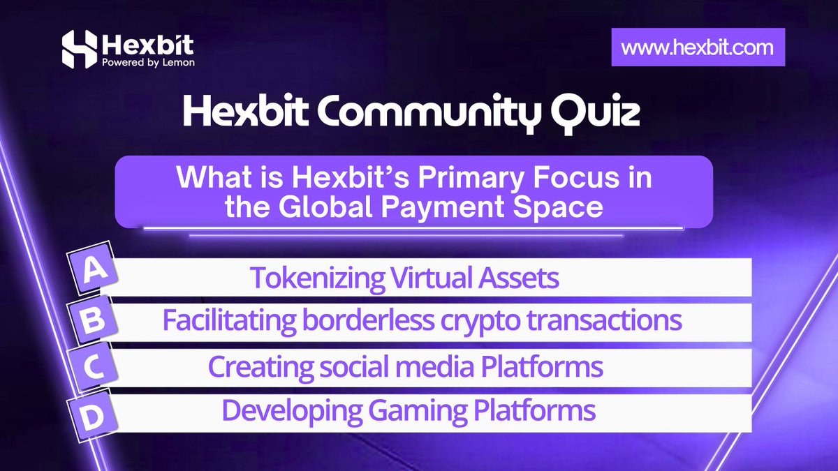 🚨 How well do you know Hexbit? It’s time to test your Web3 payment IQ