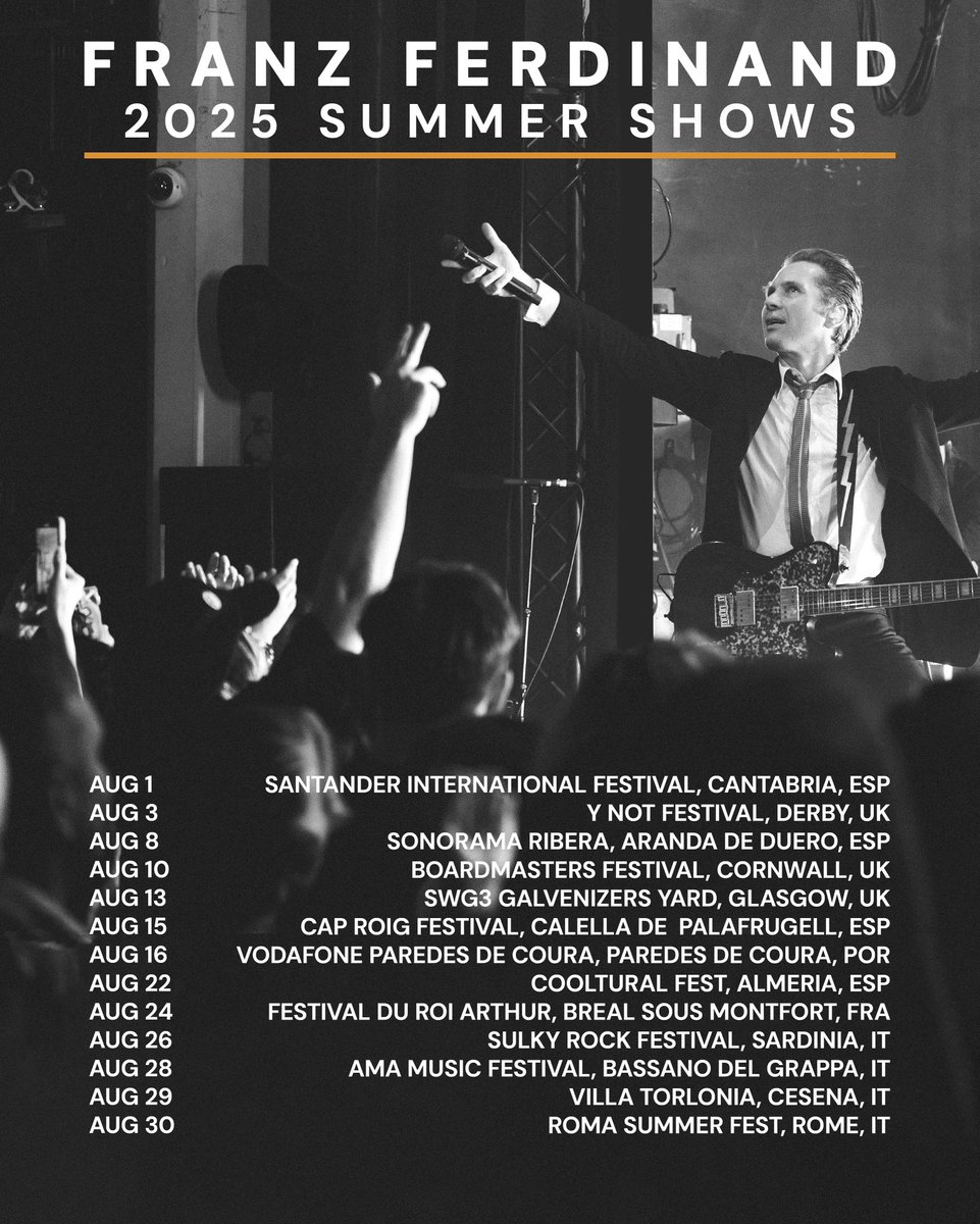 We've had a great start to our summer shows so far and are looking forward to the rest of them. Remaining tickets are available now via the link in our bio. Which show will we see you at?