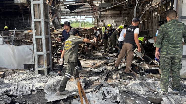 Snowyyy95's tweet photo. @Justiceis_real @Julynwn @jacobincambodia Thai gas station and hospital. Killed many Thai citizen. Demon. https://t.co/8qKR6K8y5C