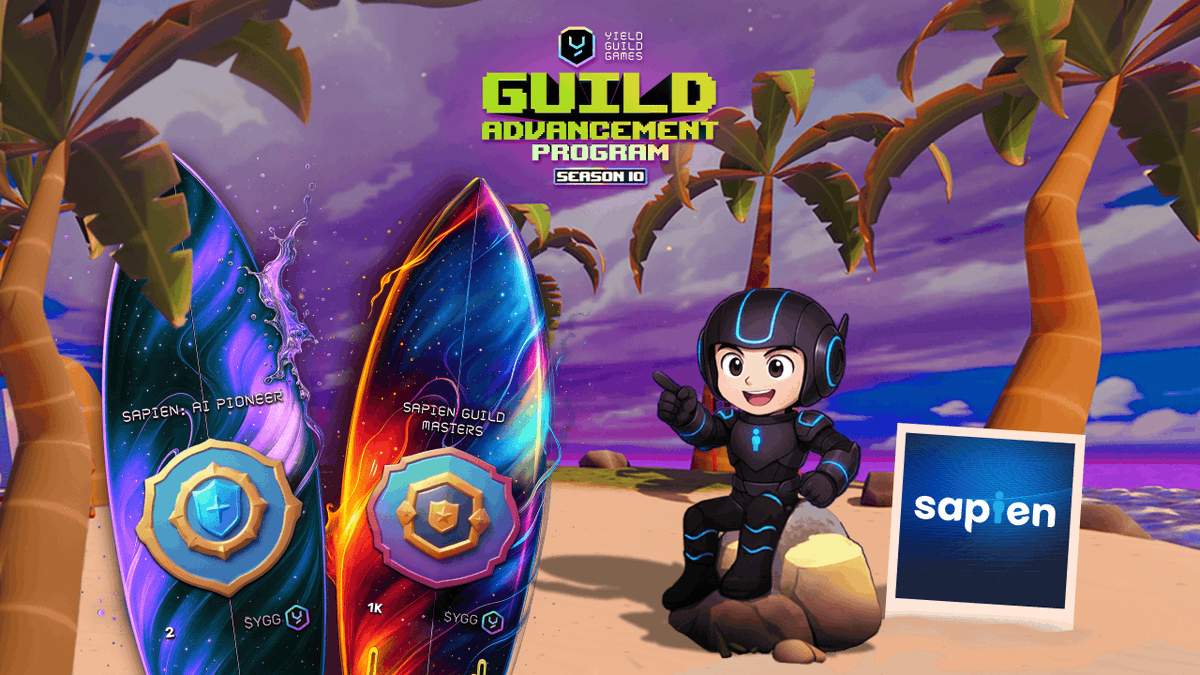 🚀 Surf the AI wave with <a href="/PlaySapien/">Sapien AI</a> in GAP Season 10 🏄

Only 2,222 spots available for the exclusive bounty Sapien: AI Pioneer!

Accurately complete 20 tasks from the dashboard within the duration of GAP Season 10 and get $2 YGG tokens!
Simple and quick!

Your next move:
Join