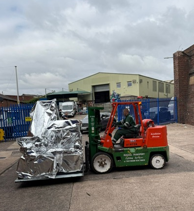 Delivery from Charles Russell this morning, a spaceship or EDM? 
#EDMmachining #precisionengineering #ukmfg