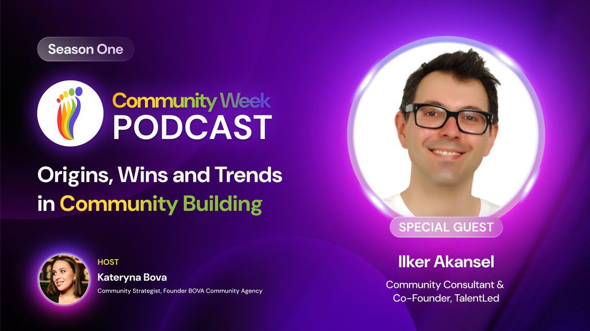 🎙️ EP25 – Community Week Podcast with Ilker Akansel, Co-Founder at TalentLed

From corporate L&amp;D to community consulting, Ilker brings a systems-thinking approach to community building.

In this episode, he shares:
✅ Lessons from launching communities in the HR and learning