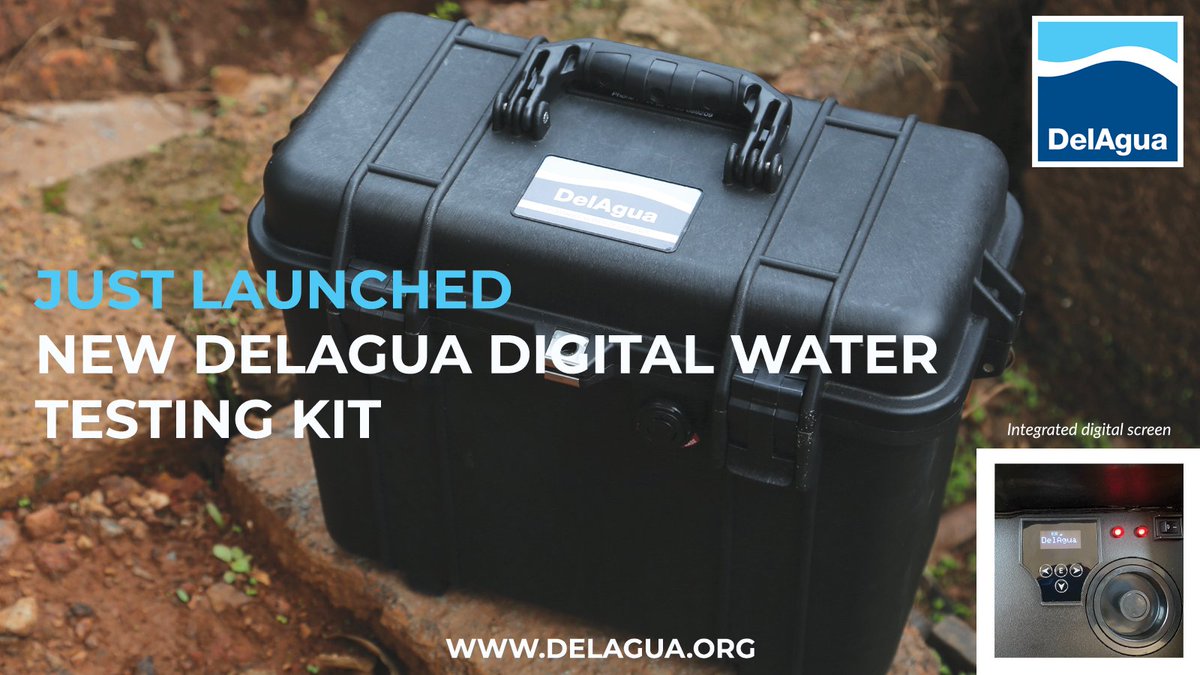 Del_Agua's tweet image. We’re excited to announce the launch of the new range of digital DelAgua Water Testing Kits. The same reliability, durability &amp;amp; portability as the original kit, but now upgraded to include a digital screen.

Find out more⬇️
delagua.org/just-launched-…

#WaterTesting #DelAguaKits