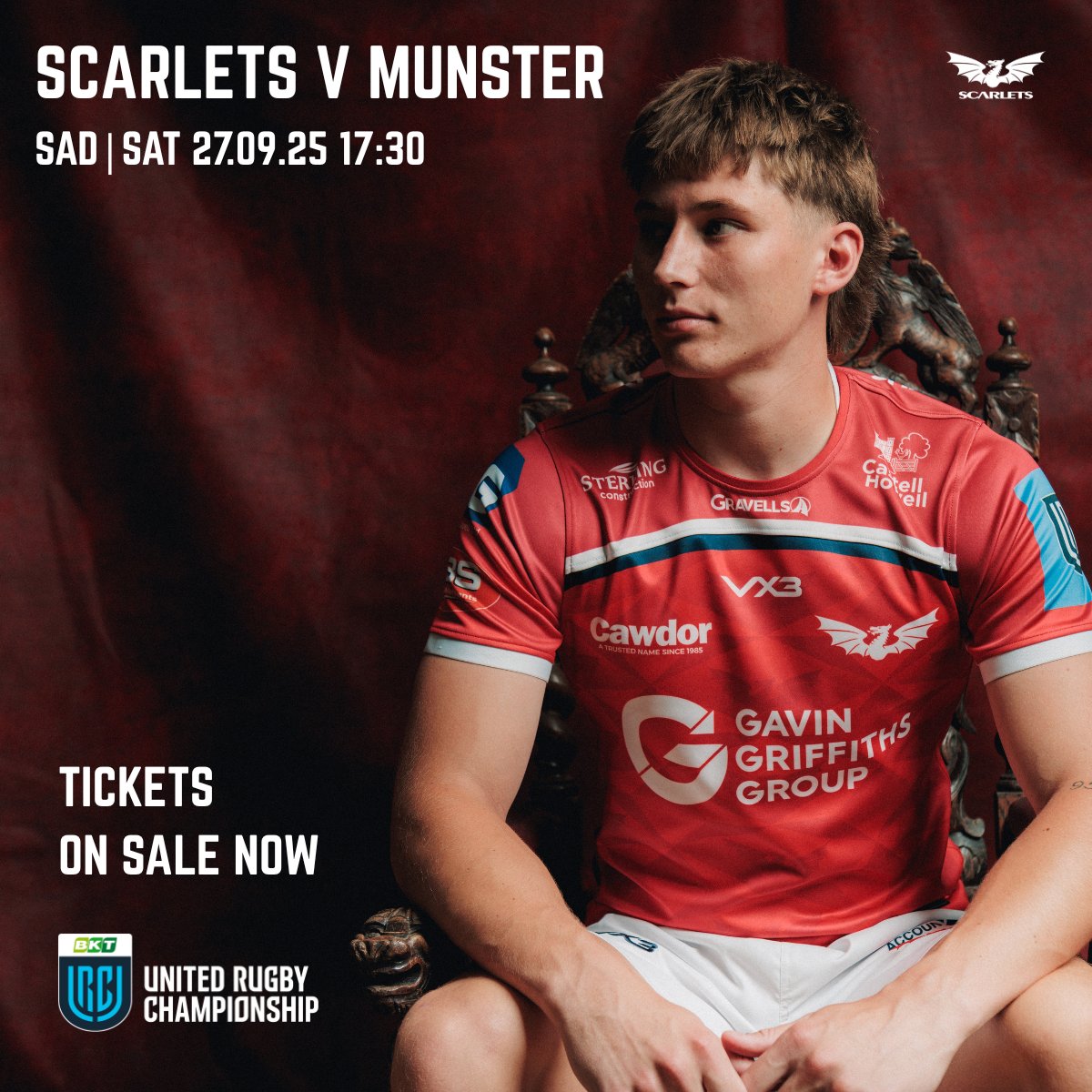 Scarlets Rugby (@scarlets_rugby) on Twitter photo Tickets are on sale now for the first game of the season!
Get yours today!
Tocynnau ar werth nawr am ein gêm gyntaf o'r tymor yn erbyn <a href="/Munsterrugby/">Munster Rugby</a>!
#YmaOHyd #BKTURC Tickets are on sale now for the first game of the season!
Get yours today!
Tocynnau ar werth nawr am ein gêm gyntaf o'r tymor yn erbyn <a href="/Munsterrugby/">Munster Rugby</a>!
#YmaOHyd #BKTURC