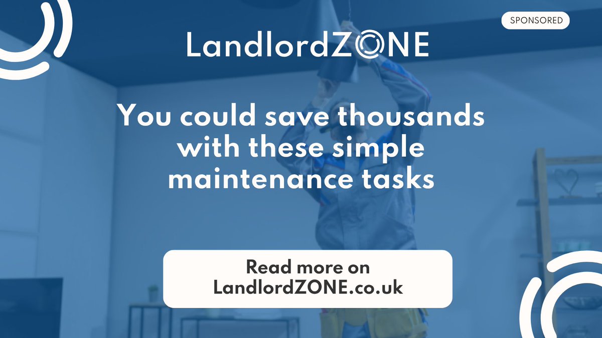 SPONSORED 

Landlords: Save thousands by staying ahead with simple maintenance! Inspect, clear gutters, service boiler &amp; budget 1% yearly. Keep records to protect insurance. 

Find out more here: bit.ly/45gcf2b 

 #Landlords #Property