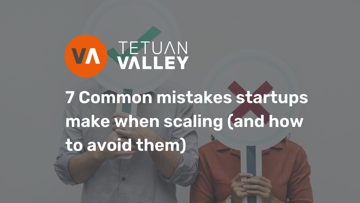 Sometimes the website breaks...

The team burns out...

The numbers don’t add up...

The truth? Most of these problems are avoidable

So we wrote about it. No fluff. Just real insights

🤓 Common mistakes startups make when scaling (and how to avoid them): tetuanvalley.com/blog-startups/…