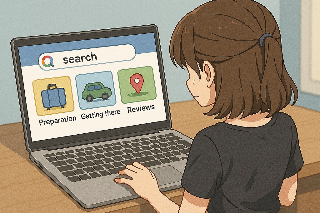 TNissy0307's tweet image. 【Google WEB Guide 試験運用開始🧭】
Google検索に、AIで自動カテゴリ分けされる新機能「Web Guide」が登場！
例えば、「旅行」と検索すると、
🧳準備
🚗移動手段
📍現地レビューに分類✨
今は英語のみ対応🌐（2025年7月現在）今後の日本語展開に期待！
#Google検索 #WEBGuide #AI活用術ログ