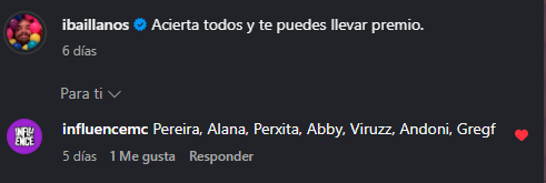 Influence_Mc's tweet photo. @IbaiLlanos hemos acertado todos los combates, el comentario es del 25 de julio, que se sabe del sorteo? no hemos visto nada anunciado https://t.co/saEhXVvdiP
