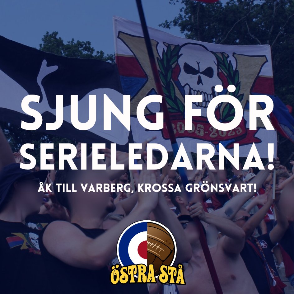 OstraSta1887's tweet photo. Sjung för serieledarna!

På lördag åker vi till Varberg! Beroende på vädret blir det antingen strandhäng och bad eller pubsamling.

Åk till Varberg, krossa grönsvart! https://t.co/neHnbZi3f9