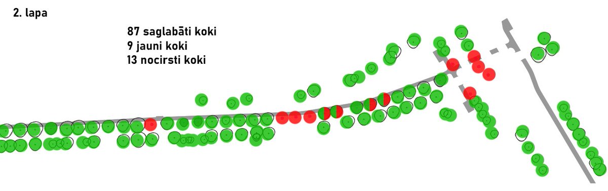 saliktengriba's tweet photo. Nedaudz paskatījos Imantas gājēju un velosipēdu ceļa projektu. Kopumā lielisks projekts un galīgi nav tā, ka tur bez žēlastības tiks izcirstas alejas.   

Te Slokas ielas posms no Kurzemes prospekta līdz Dammes ielai: https://t.co/6oi9tLcZom