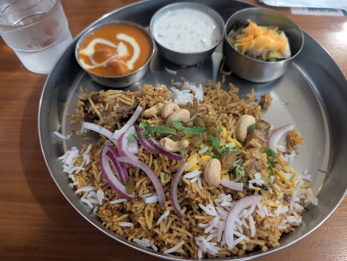 暑気払いに、ビリヤニ＠エリックサウス