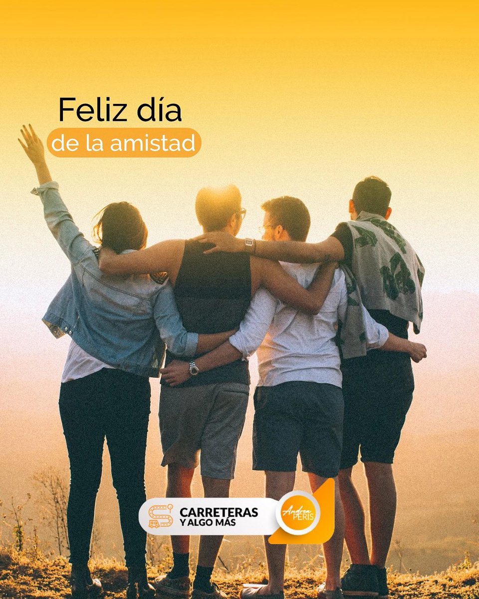 🤝 ¡Feliz Día de la Amistad!
En las rutas de la vida, lo más valioso es con quién compartimos el camino.
Hoy celebramos a los amigos que acompañan, inspiran y construyen con nosotros cada proyecto, cada idea, cada tramo.

💬 Gracias por ser parte de esta comunidad que cree que