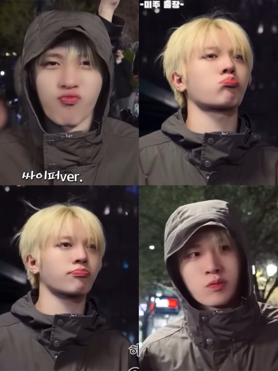It’s not Junghwan if he’s not pouting 🤏🏻