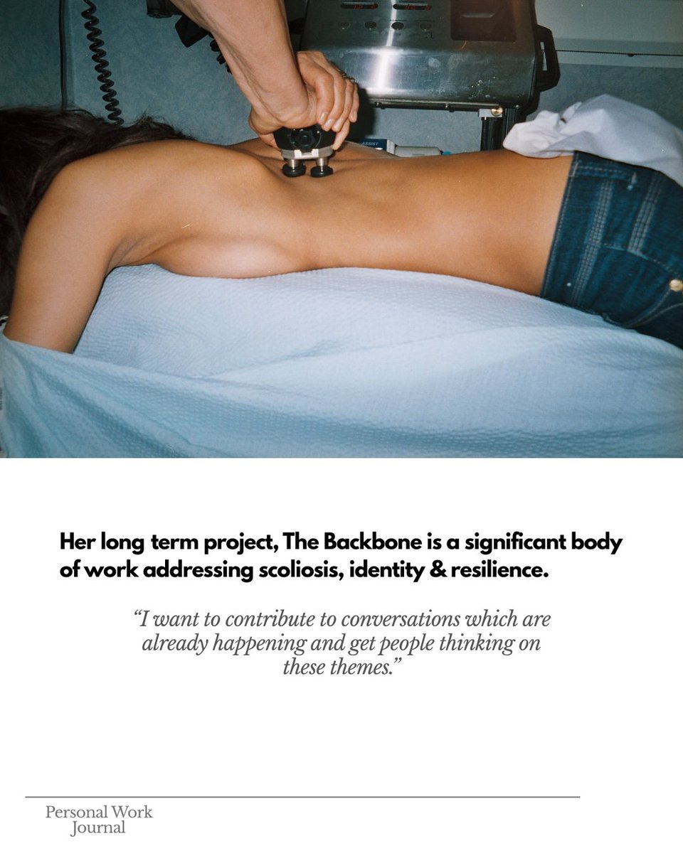 magnetoJJ's tweet image. As a passion project I run personalwork.online - sharing the #personalprojects of photographers. This week&apos;s interview is @Ayesha_Jones, featuring Backbone her project on #scoliosis

#documentaryphotography