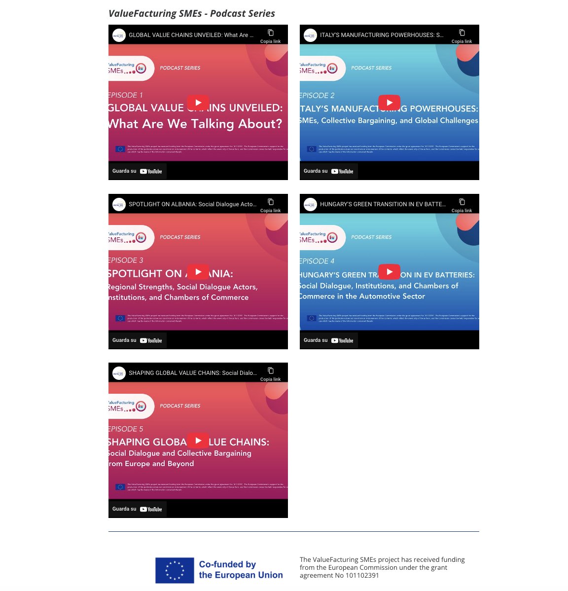 🎙️ Key Output #3 – The #ValueFacturingSMEs Podcast Series
Real voices, real stories. The Project podcast series explores the challenges and opportunities for SMEs in global value chains.
🎧 Listen to the full series here:
🔗 digitalsme.eu/projects/value…