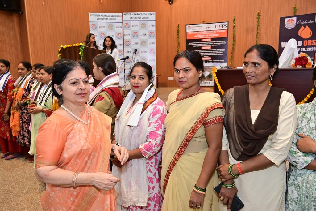It was a pleasure to felicitate the ANMs at the Institute of Pharmaceutical Sciences who had contributed to the ORS awareness