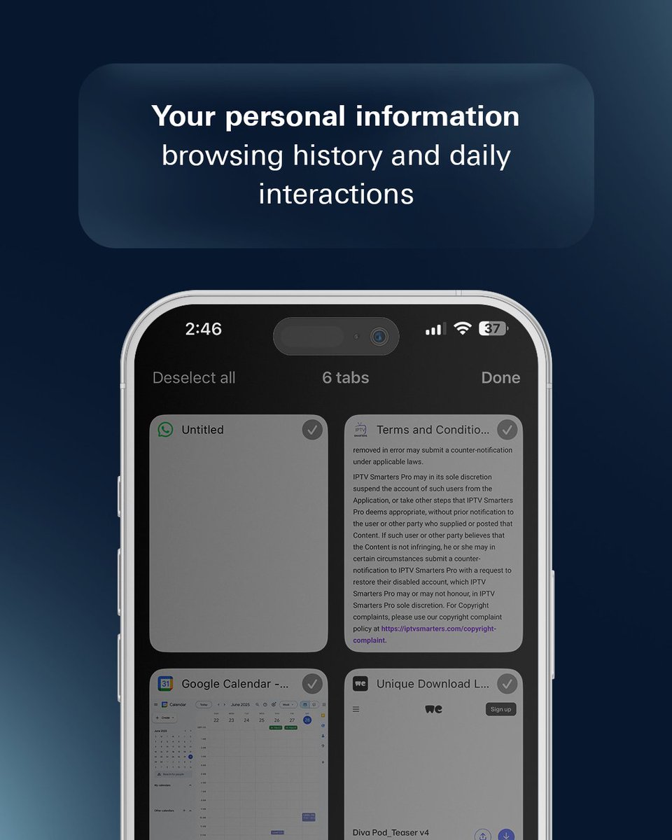 cscgovae's tweet image. Limit what personal data you share, review your privacy settings, and make sure your information doesn’t fall into the wrong hands.
#CyberSecurityCouncil #CyberPulse #StayAlert #StayInformed #StayProtected