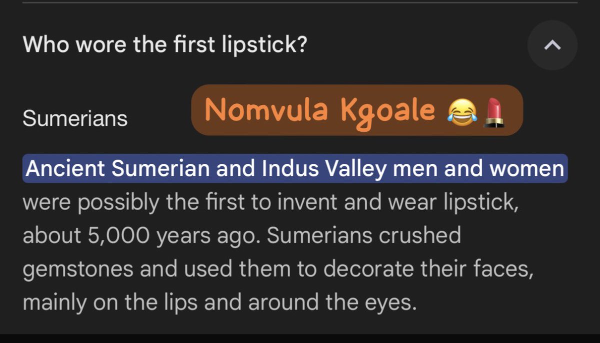Happy National Lipstick Day, Mzansi. I’m a day late, but Lipstick is Lipstick 💋. Y’all know who wore it first now 😂💄💋! 

#NationalLipstickDay