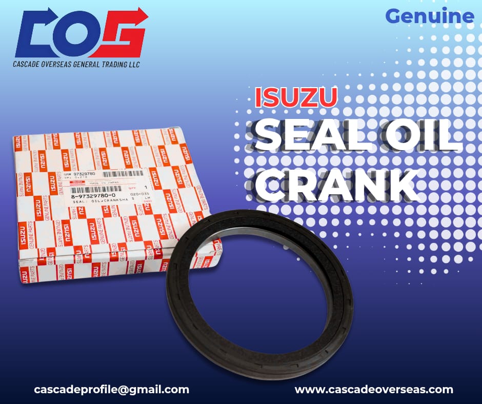 CascadeGeneral's tweet photo. Genuine ISUZU Seal Oil Crank
Part No: 8-97329780-0
Trusted for reliability, durability &amp; performance.
We export genuine spare parts
📧 cascadeprofile@gmail.com
🔗 https://t.co/jl0OpK14FT
#ISUZUParts #TruckParts #ISUZU #SealOilCrank #ISUZUParts #OEMParts #AutoParts https://t.co/dgRFGZTCzY