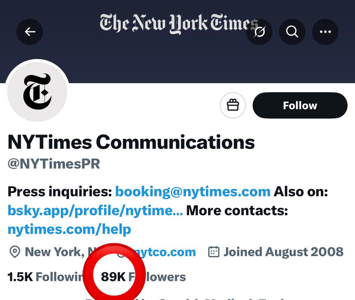 The New York Times published an image of a child in Gaza, claiming the child was “malnourished” due to Israel, on its main account with 55 million followers.

Five days later, it quietly posted a correction, stating the child actually had a muscle condition, on its alternate