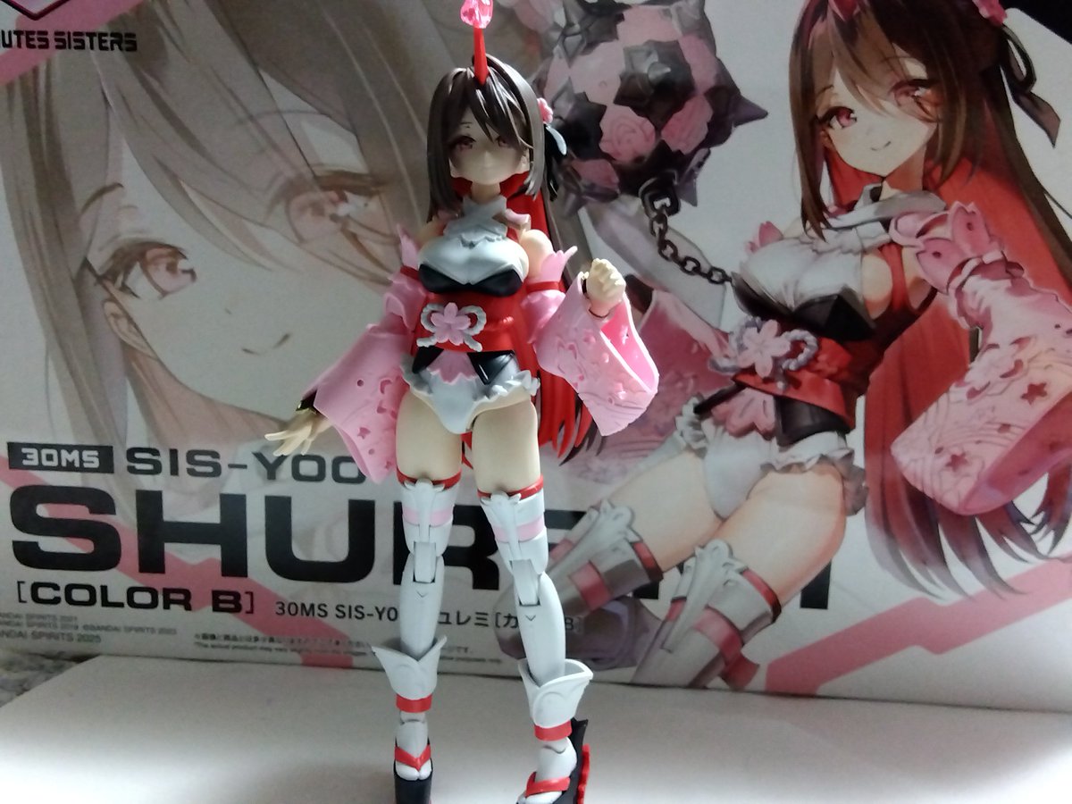 30日のサンマルの日なのと鬼の映画観てきたのでシュレミを組み立て。衣装再現のパーツ分割や成型技術が凄まじい。