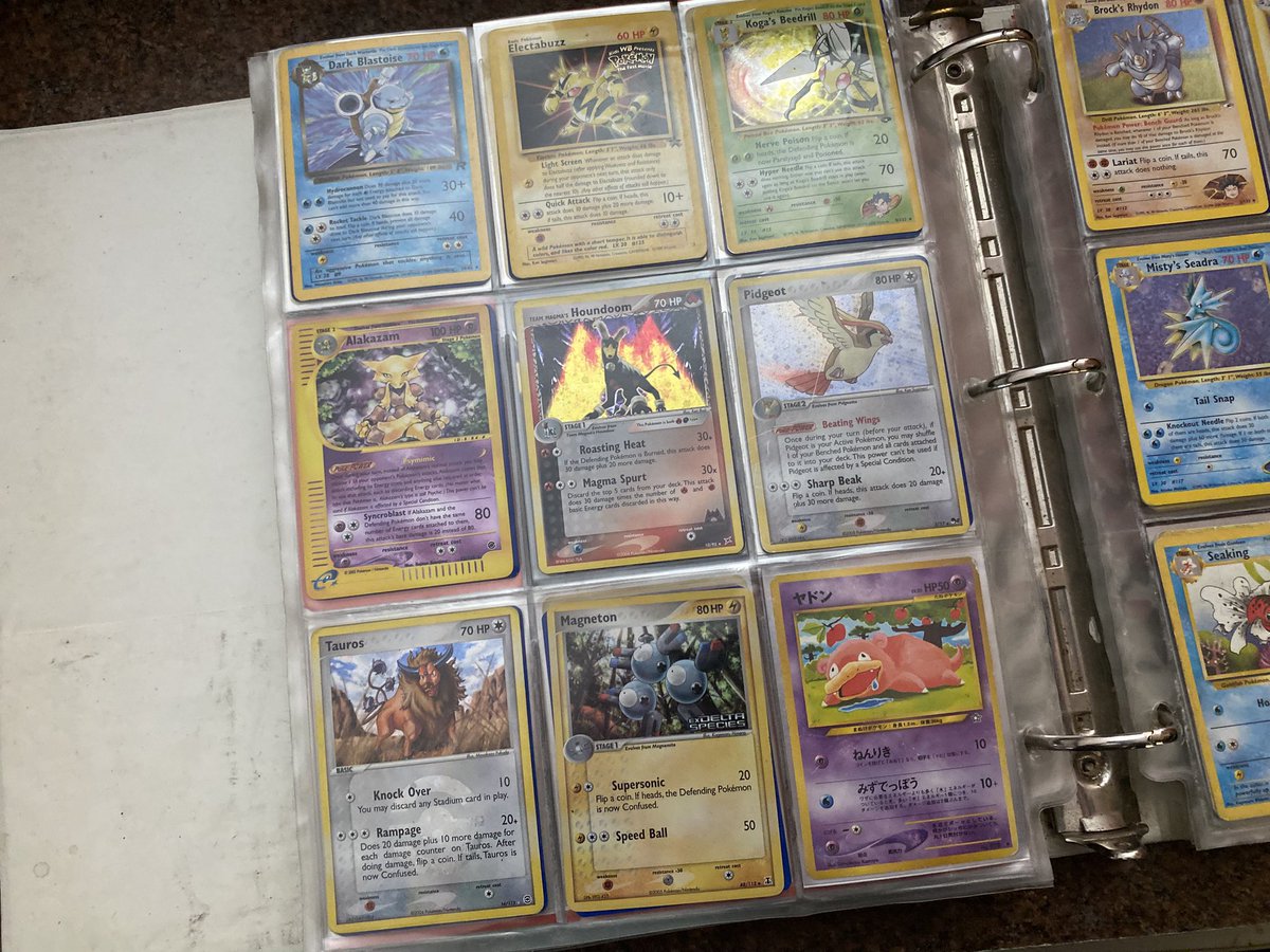 There’s tons of Vintage Pokémon TCG Singles from my childhood binder for sale with cards up to modern pulls available for sale! Must get results and get things handled quickly…