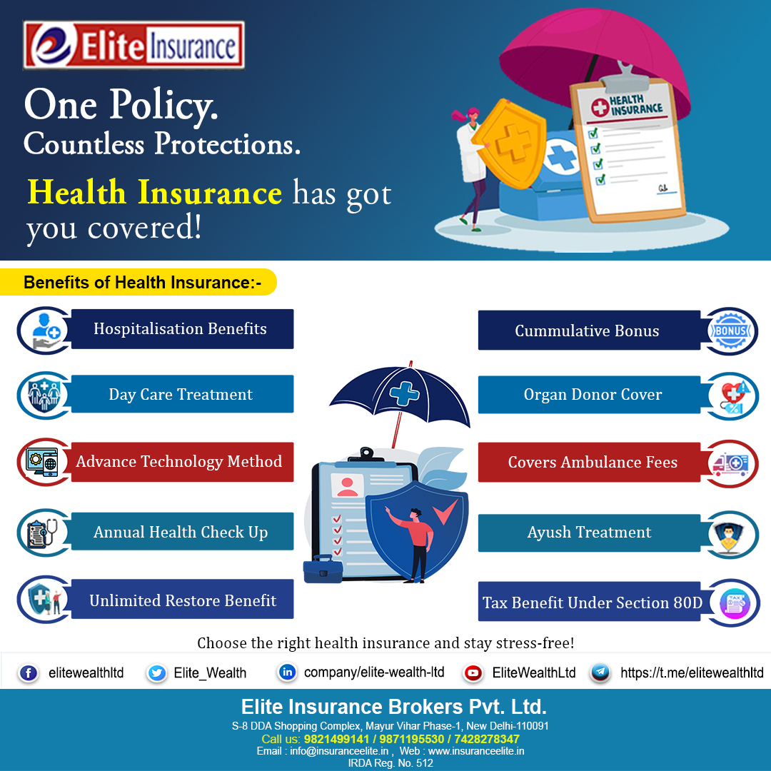 Elite_Wealth's tweet image. 📣 Elite Insurance
💼 One Policy. Countless Protections.
🛡️ Health Insurance that truly covers it all:
✅ Hospitalisation
✅ Day Care
✅ AYUSH
✅ Organ Donor
✅ Ambulance
✅ 80D Tax Benefits
📞 011-42445858 | 🌐 elitewealth.in
#EliteInsurance #HealthInsurance