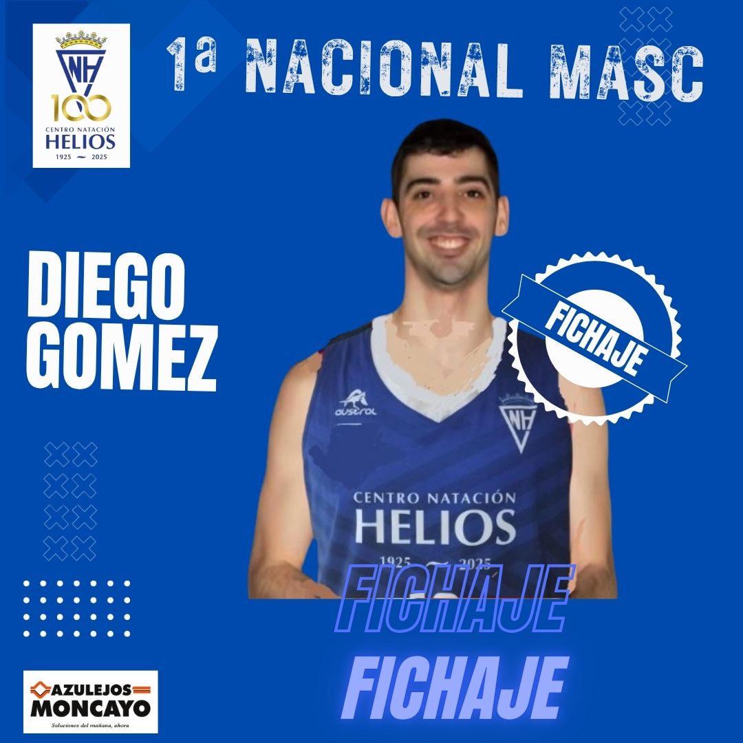 💥 Diego Gómez vuelve a Helios 💥
Tras su paso por Tercera FEB, regresa a casa para sumar talento, compromiso y, sobre todo, humanidad.
Fichamos calidad en la pista, pero también una gran persona fuera de ella.

🔵 Bienvenido de nuevo, Diego.