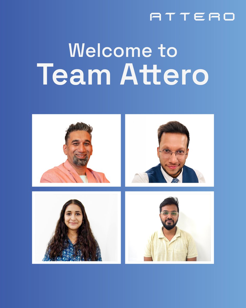 Attero (@atteroindia) on Twitter photo ๐ช๐ฒ๐น๐ฐ๐ผ๐บ๐ฒ ๐๐ผ #TeamAttero!
Weโre delighted to welcome our newest team members to team Attero. Each of you brings unique strengths, fresh ideas, and incredible energy โ and we canโt wait to see the impact youโll make as we work together toward building a truly sustainable, ๐ช๐ฒ๐น๐ฐ๐ผ๐บ๐ฒ ๐๐ผ #TeamAttero!
Weโre delighted to welcome our newest team members to team Attero. Each of you brings unique strengths, fresh ideas, and incredible energy โ and we canโt wait to see the impact youโll make as we work together toward building a truly sustainable,