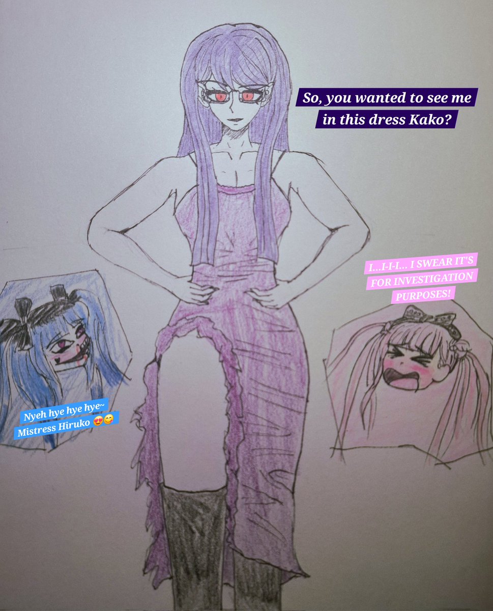 RosaGlitchV3's tweet photo. Little upgraded on the drawing 

#hundred_line #thllda #hirukoshizuhara https://t.co/WGd2TAagv9