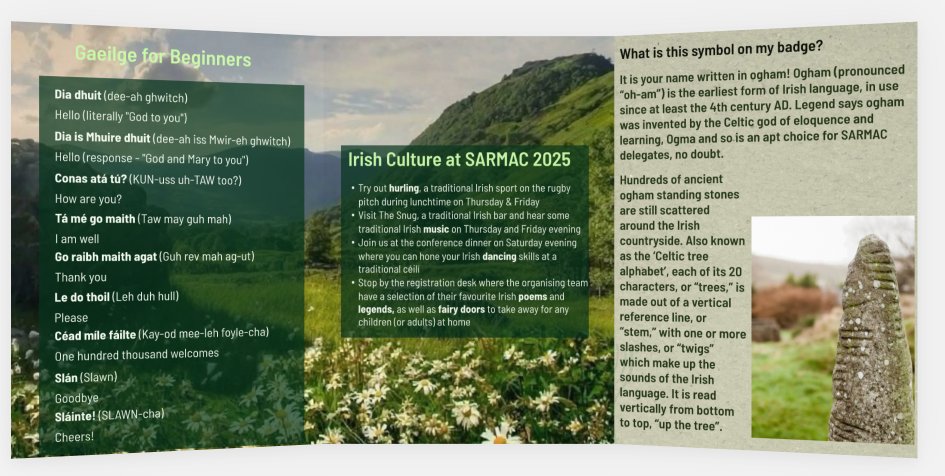 The SARMAC XV Conference round-up is out now! // mailchi.mp/1fbf6fa58d24/s…
