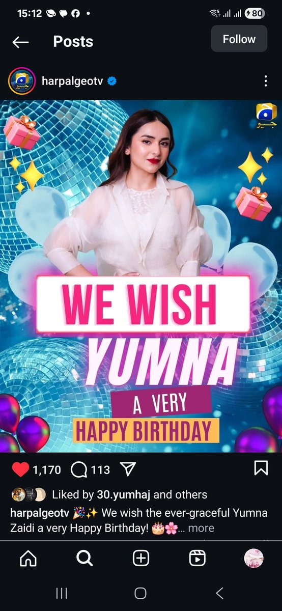 MalikSafda60270's tweet photo. #Humtvnetwork n #Geoentertainment r wishing her birthday 🎂 🥳 🎉 🎈 🎁
HBD YUMNA ZAIDI
#YumnaZaidi
#HappyBirthdayYumnaZaidi https://t.co/2klNE7CP1u