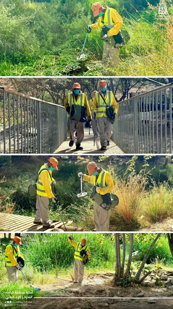#الإصحاح_البيئي | 

جانب من أعمال النظافة وإزالة المخلفات في الأوديـة والمواقع السياحية بمدينة الباحة للمحافظة على جماليـة المدينـة..

#وزارة_البلديات_والإسكان
#أمانة_منطقة_الباحة
#الباحة_تراث_وسياحة
